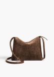 Crossbody Bags Women Cedar Khaite Lina Crossbody Bag In Cedar Suede