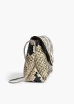 Crossbody Bags Women Khaite Nano Bobbi Crossbody Bag In Natural Python-Embossed Leather Natural - Image 3