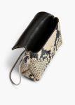 Crossbody Bags Women Khaite Nano Bobbi Crossbody Bag In Natural Python-Embossed Leather Natural - Image 4
