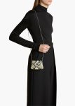 Crossbody Bags Women Khaite Nano Bobbi Crossbody Bag In Natural Python-Embossed Leather Natural - Image 5