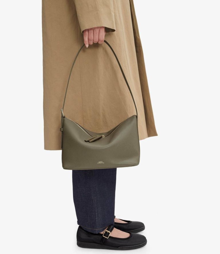Dark Taupe A.p.c. Vera Shoulder Bag Crossbody Bags Women - Image 2
