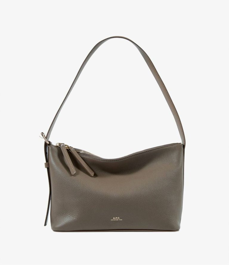 Dark Taupe A.p.c. Vera Shoulder Bag Crossbody Bags Women