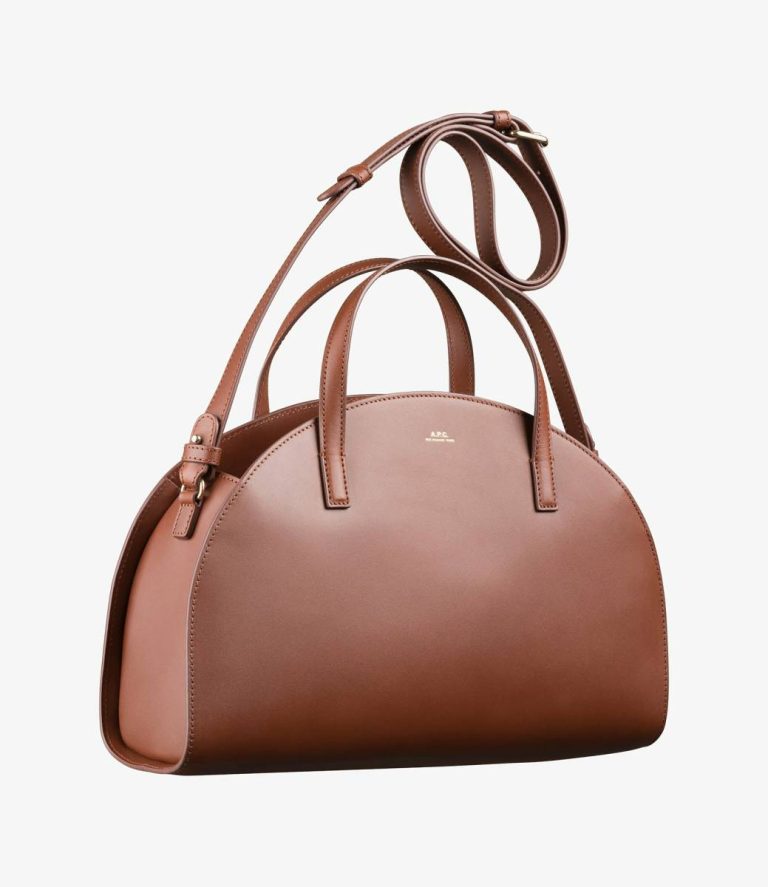Demi-Lune Tote Bag Tote Bags Nut Brown A.p.c. Men - Image 3