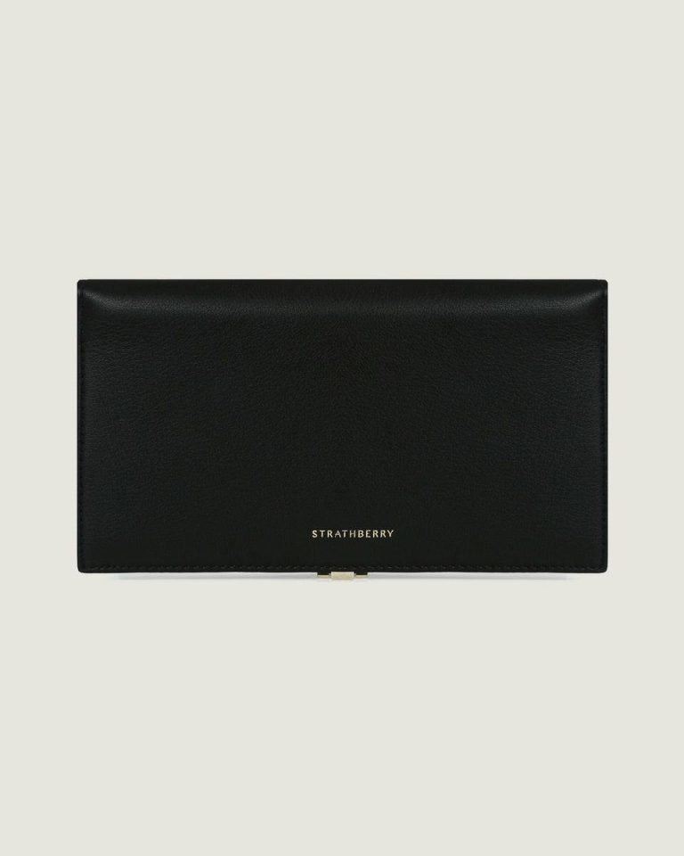Diamond/Black Wallets Women Strathberry Large Melville Street Wallet - Image 4