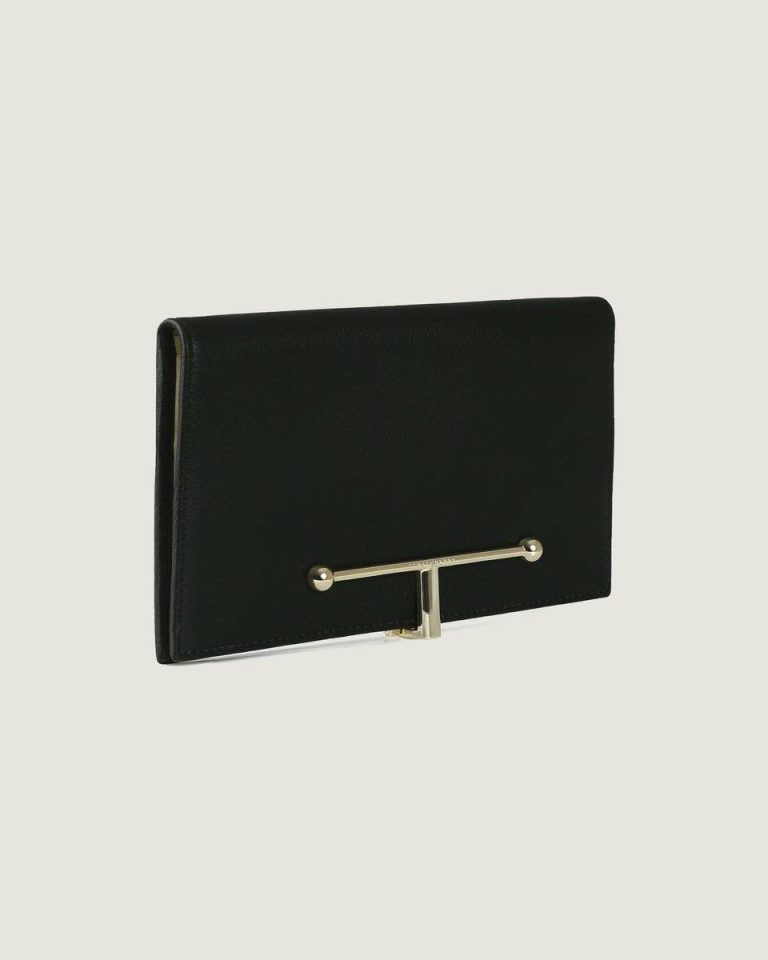 Diamond/Black Wallets Women Strathberry Large Melville Street Wallet - Image 5