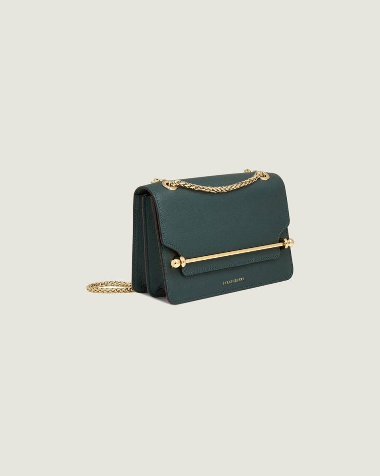 East/West Mini Bottle Green Strathberry Shoulder Bags Women - Image 2