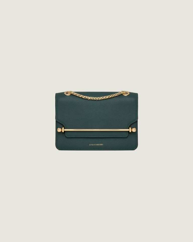 East/West Mini Bottle Green Strathberry Shoulder Bags Women - Image 3