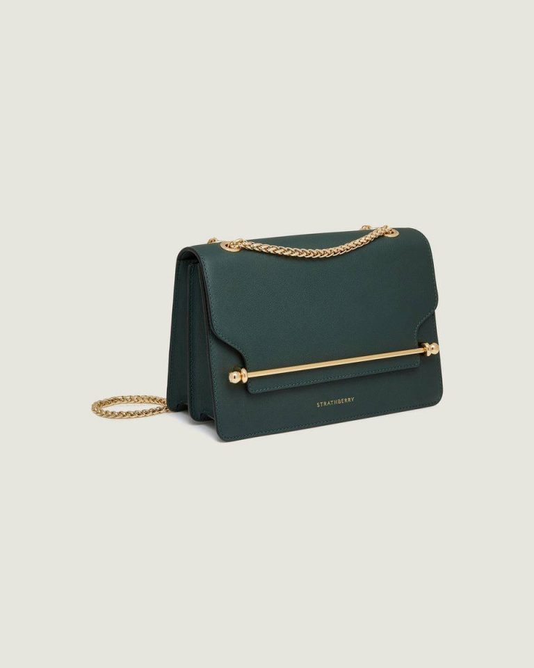 East/West Shoulder Bags Women Strathberry Bottle Green - Image 2
