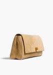 Evening Khaite Women Wheat Audrey Clutch In Wheat Suede - Image 2