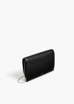 Evening Women Eve Pochette On Chain In Black Nappa Leather Black Khaite - Image 2