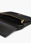 Evening Women Eve Pochette On Chain In Black Nappa Leather Black Khaite - Image 3