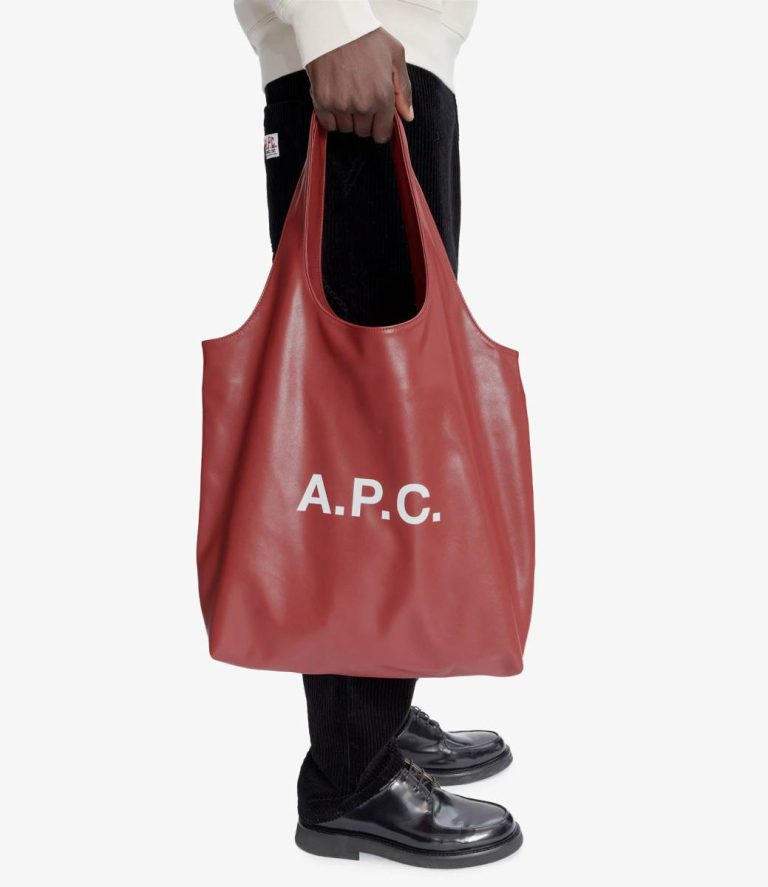 Faux Leather Bags Red Wine Ninon Tote Bag Women A.p.c. - Image 2