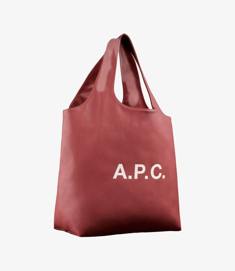 Faux Leather Bags Red Wine Ninon Tote Bag Women A.p.c. - Image 3