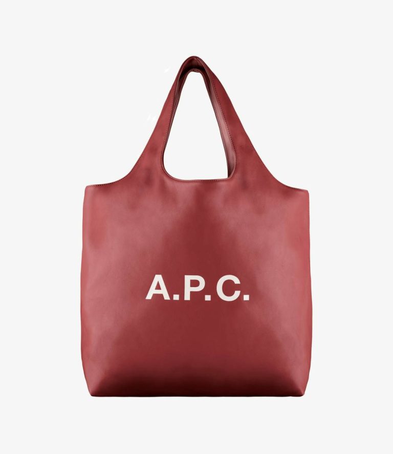 Faux Leather Bags Red Wine Ninon Tote Bag Women A.p.c.