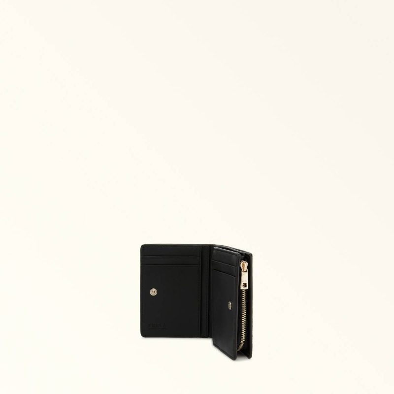 Furla Camelia Compact Wallet S Wallets Women Nero - Image 4
