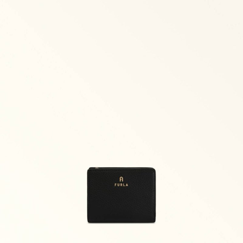 Furla Camelia Compact Wallet S Wallets Women Nero