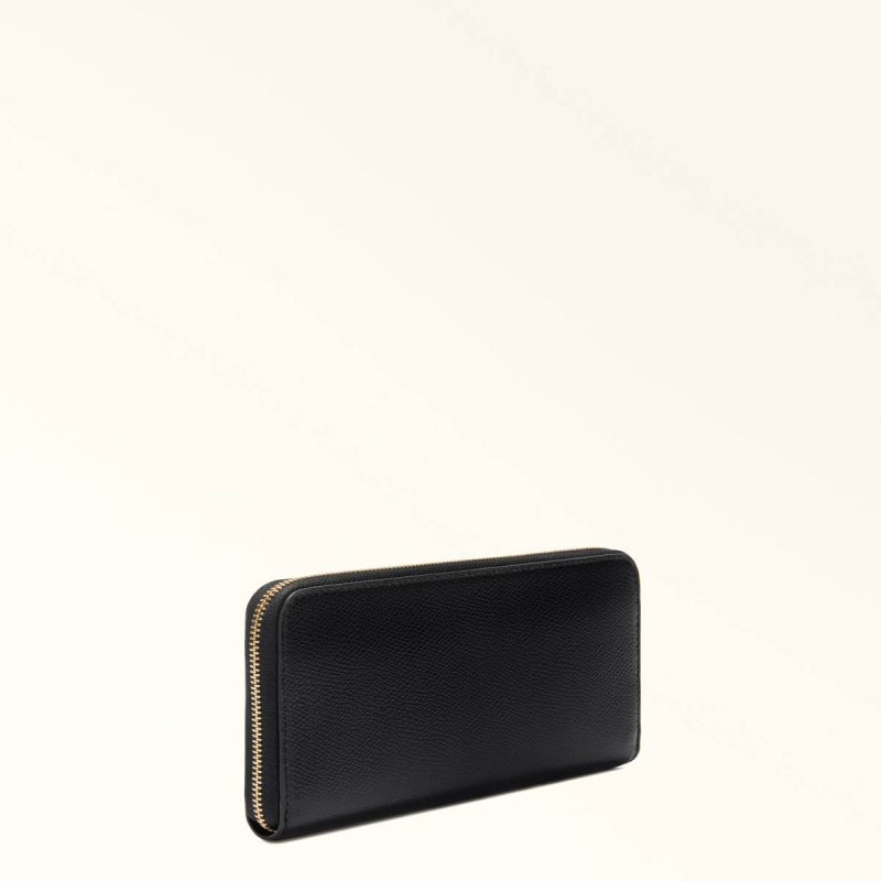 Furla Camelia Zip Around L Women Nero Wallets - Image 2