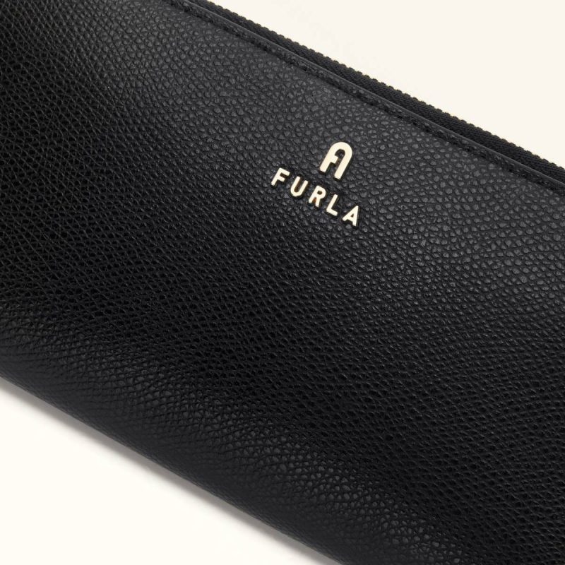 Furla Camelia Zip Around L Women Nero Wallets - Image 3