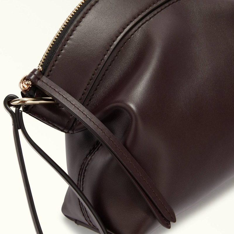 Furla Erica Pouch Women Mini Bags And Pouches Dark Coffee - Image 5