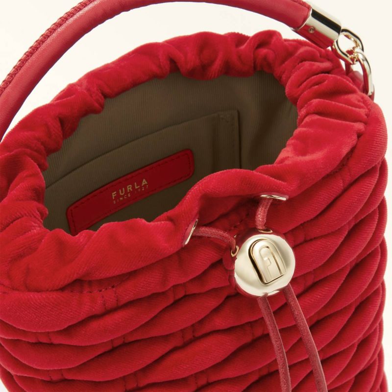 Furla Mionido Mini Bag Women Crossbodies Rosso - Image 4