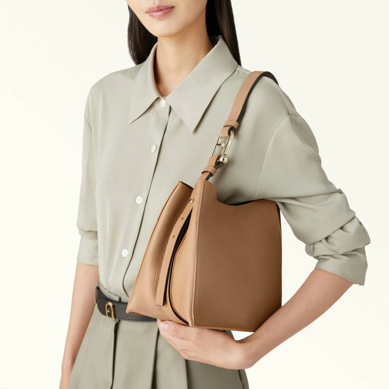 Furla Nuvola Bucket Bag Mini Shoulder Bags Deserto Women - Image 2
