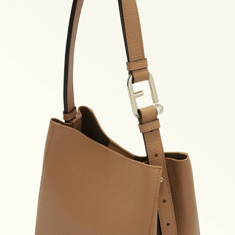 Furla Nuvola Bucket Bag Mini Shoulder Bags Deserto Women - Image 5