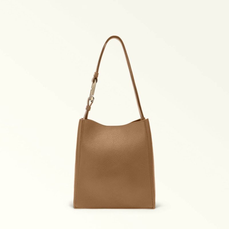 Furla Nuvola Bucket Bag Mini Shoulder Bags Deserto Women