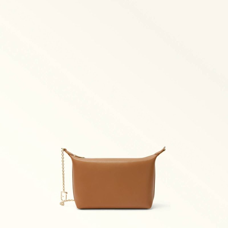 Furla Nuvola Mini Bag Crossbodies Women Brandy