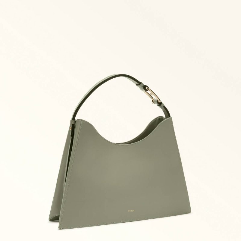 Furla Nuvola Shoulder Bag L Agave B Shoulder Bags Women - Image 3