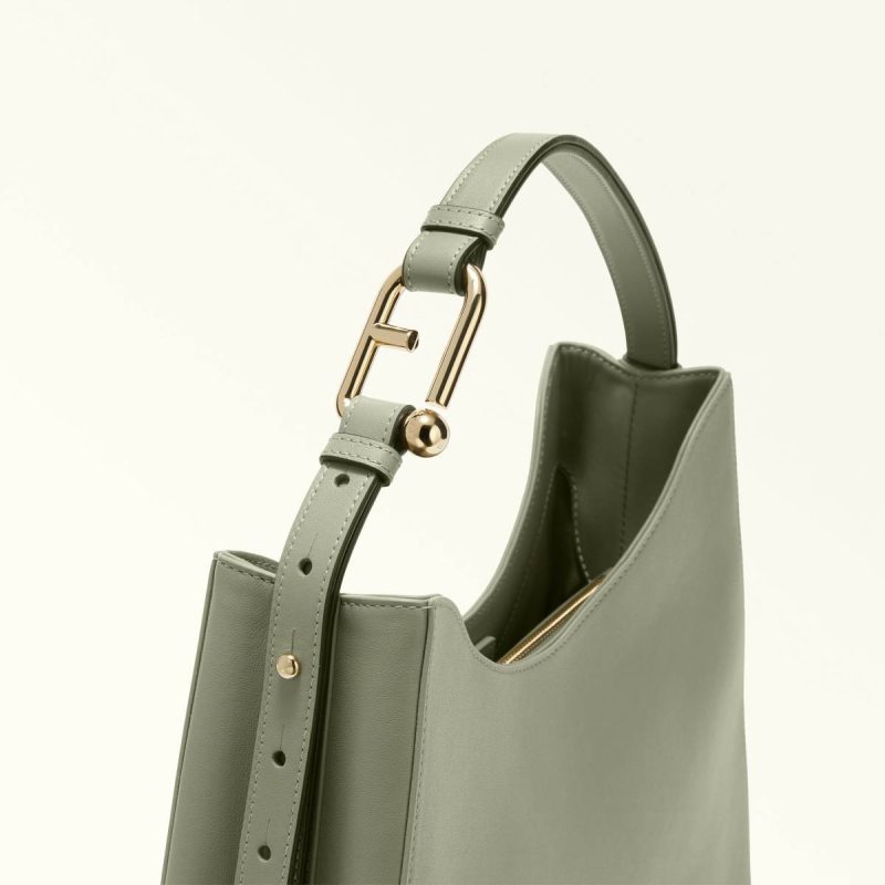 Furla Nuvola Shoulder Bag L Agave B Shoulder Bags Women - Image 5