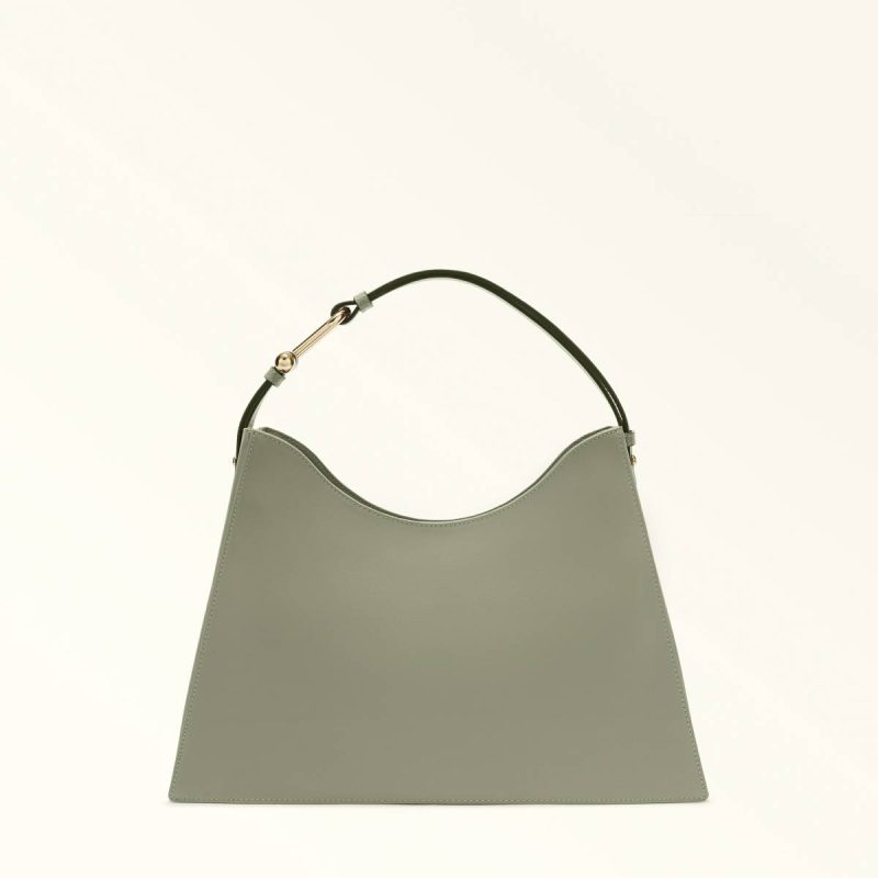 Furla Nuvola Shoulder Bag L Agave B Shoulder Bags Women