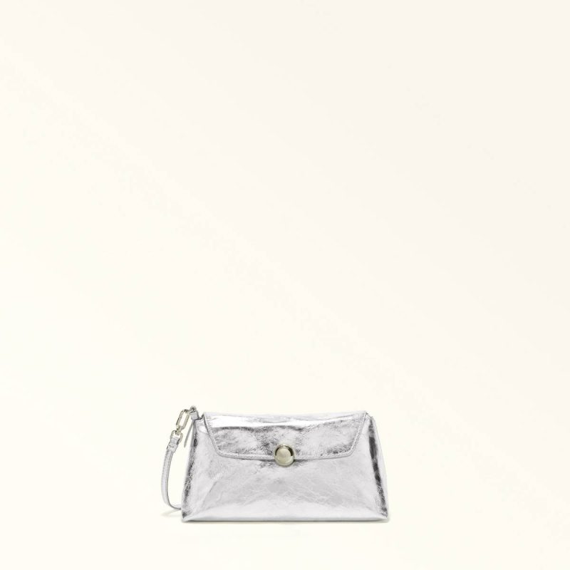 Furla Sfera Soft Mini Bag Women Crossbodies Color Silver