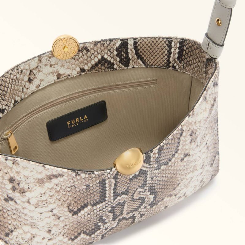 Furla Sfera Soft Shoulder Bag M Toni Roccia Women Crossbodies - Image 4