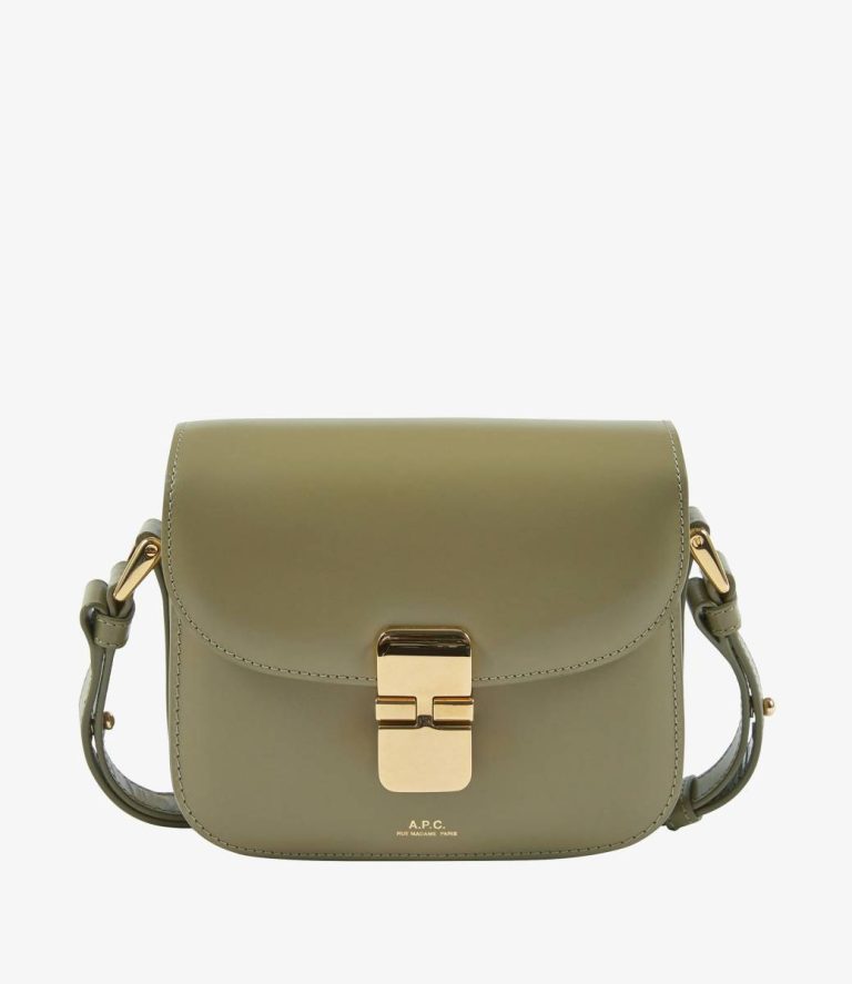Grace Mini Bag Clay Green A.p.c. Crossbody Bags Women