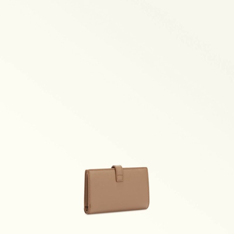 Greige Women Wallets Furla Flow Compact Wallet M - Image 2