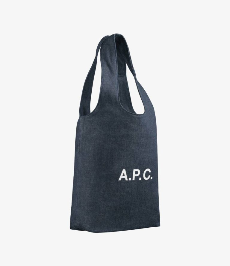 Indigo A.p.c. Women Faux Leather Bags Ninon Small Tote Bag - Image 3