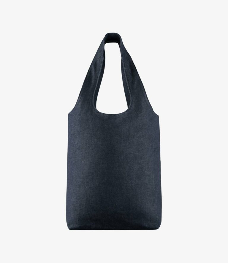 Indigo A.p.c. Women Faux Leather Bags Ninon Small Tote Bag - Image 4