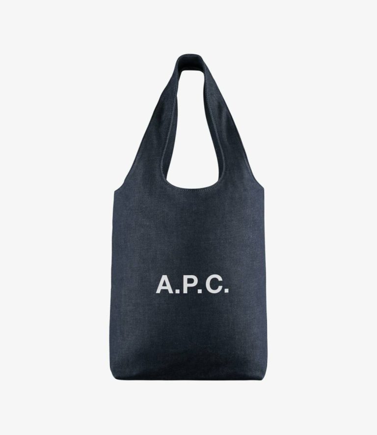 Indigo A.p.c. Women Faux Leather Bags Ninon Small Tote Bag