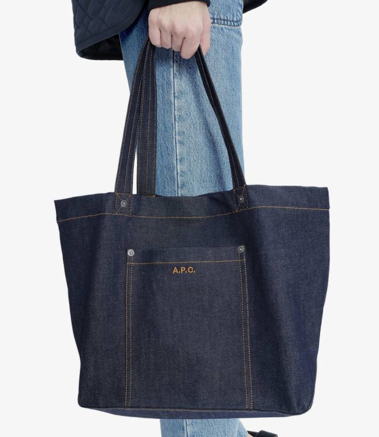 Indigo Thais Tote Bag Tote Bags Men A.p.c. - Image 2