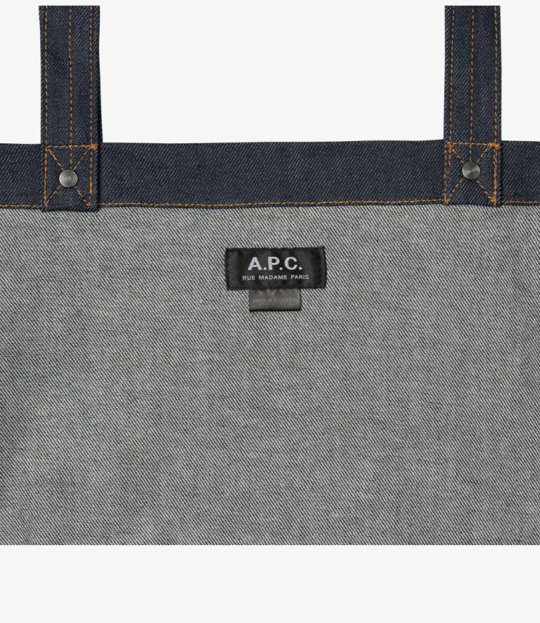 Indigo Thais Tote Bag Tote Bags Men A.p.c. - Image 4