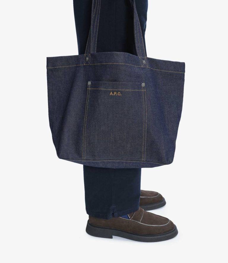 Indigo Thais Tote Bag Tote Bags Men A.p.c. - Image 5