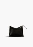 Khaite Black Women Pouches Lina Pochette In Black Crackle Patent Leather
