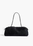 Khaite Black Women Shoulder Bags Simona Shoulder Bag In Black Haircalf