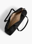 Khaite Black Women Shoulder Bags Simona Shoulder Bag In Black Haircalf - Image 4