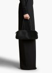 Khaite Black Women Shoulder Bags Simona Shoulder Bag In Black Haircalf - Image 5