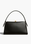 Khaite Cate Bag In Black Leather Black Top Handle Women