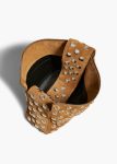 Khaite Elena Bag In Mud Suede With Studs Women Shoulder Bags Mud - Image 3