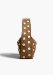 Khaite Mud Top Handle Women Small Elena Bag In Mud Suede With Studs - Image 3
