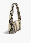 Khaite Natural Women Shoulder Bags Lori Baguette Bag In Natural Python-Embossed Leather - Image 3