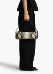 Khaite Natural Women Shoulder Bags Lori Baguette Bag In Natural Python-Embossed Leather - Image 5
